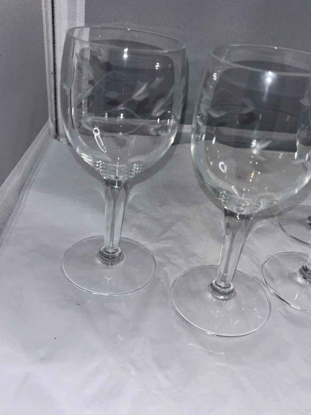 4 Princess house, small wine or port glasses Heritage